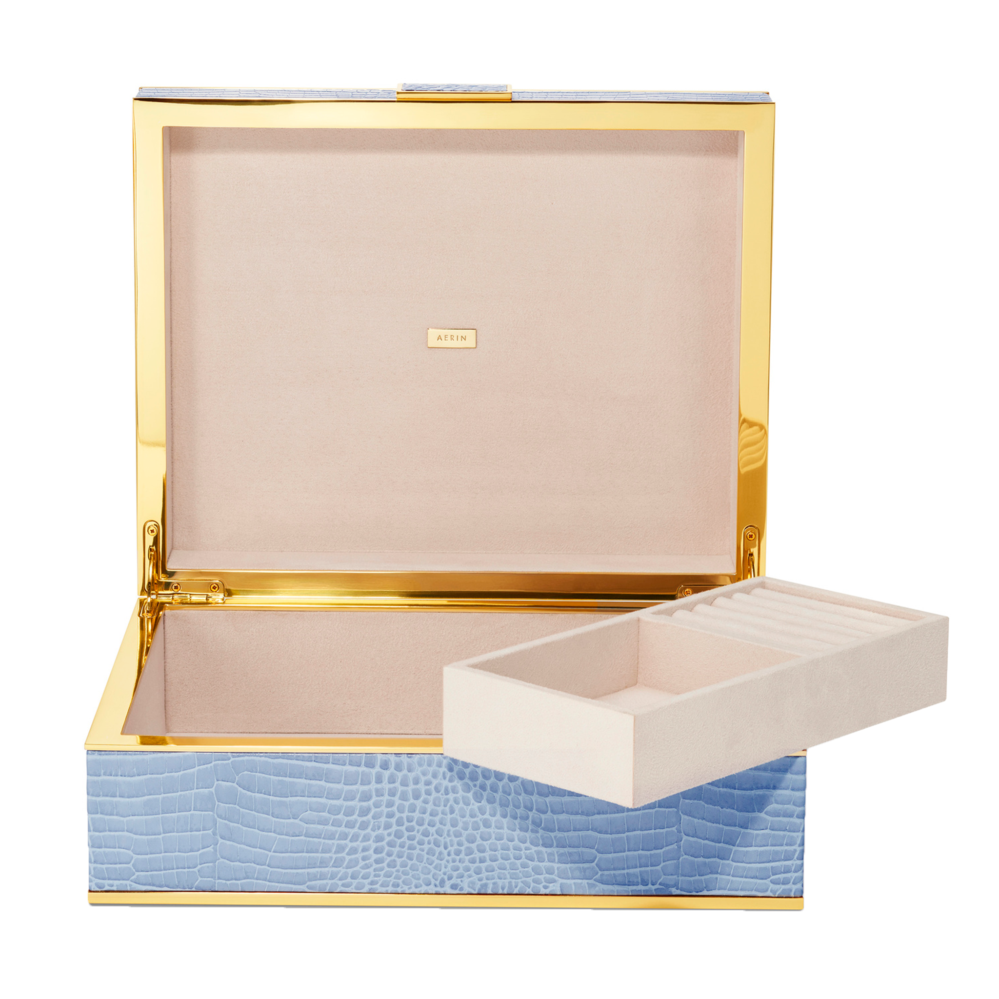 Classic Croc Large Jewelry Box, Hydrangea Blue – The Well