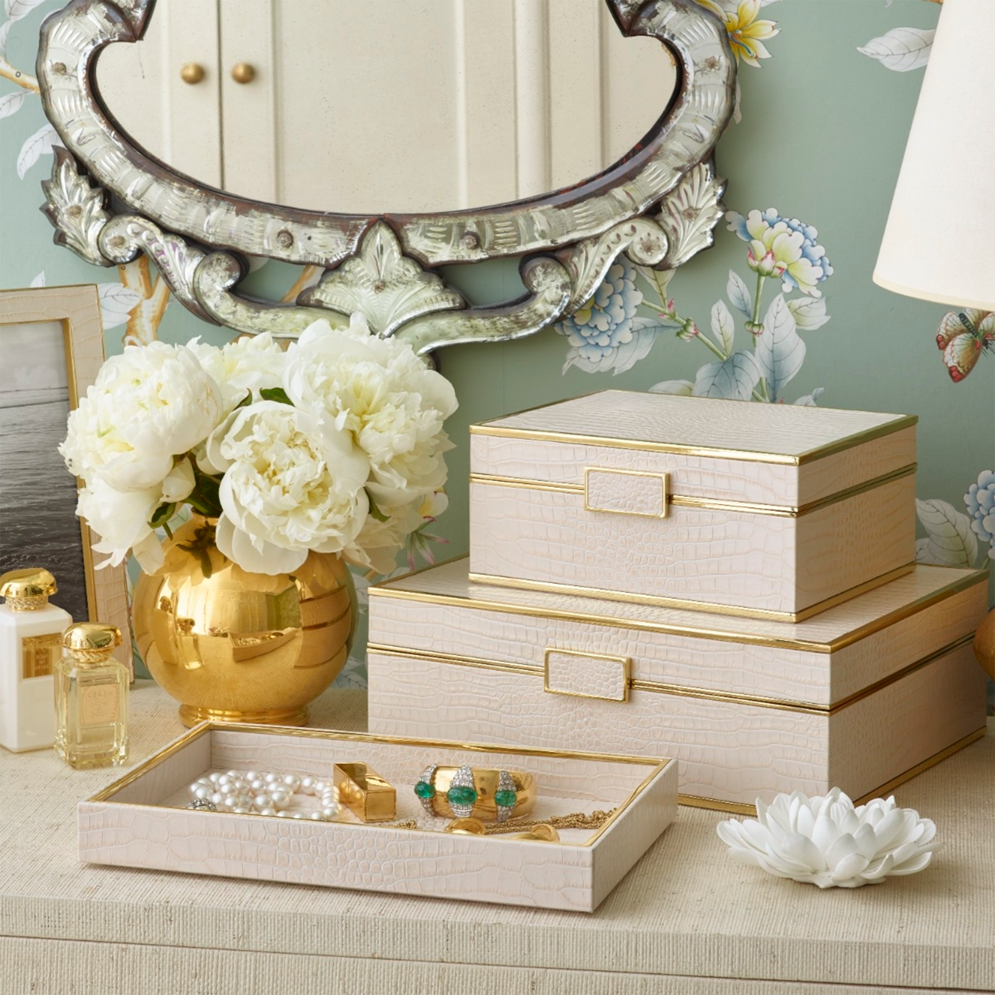 Classic Croc Large Jewelry Box, Hydrangea Blue – The Well