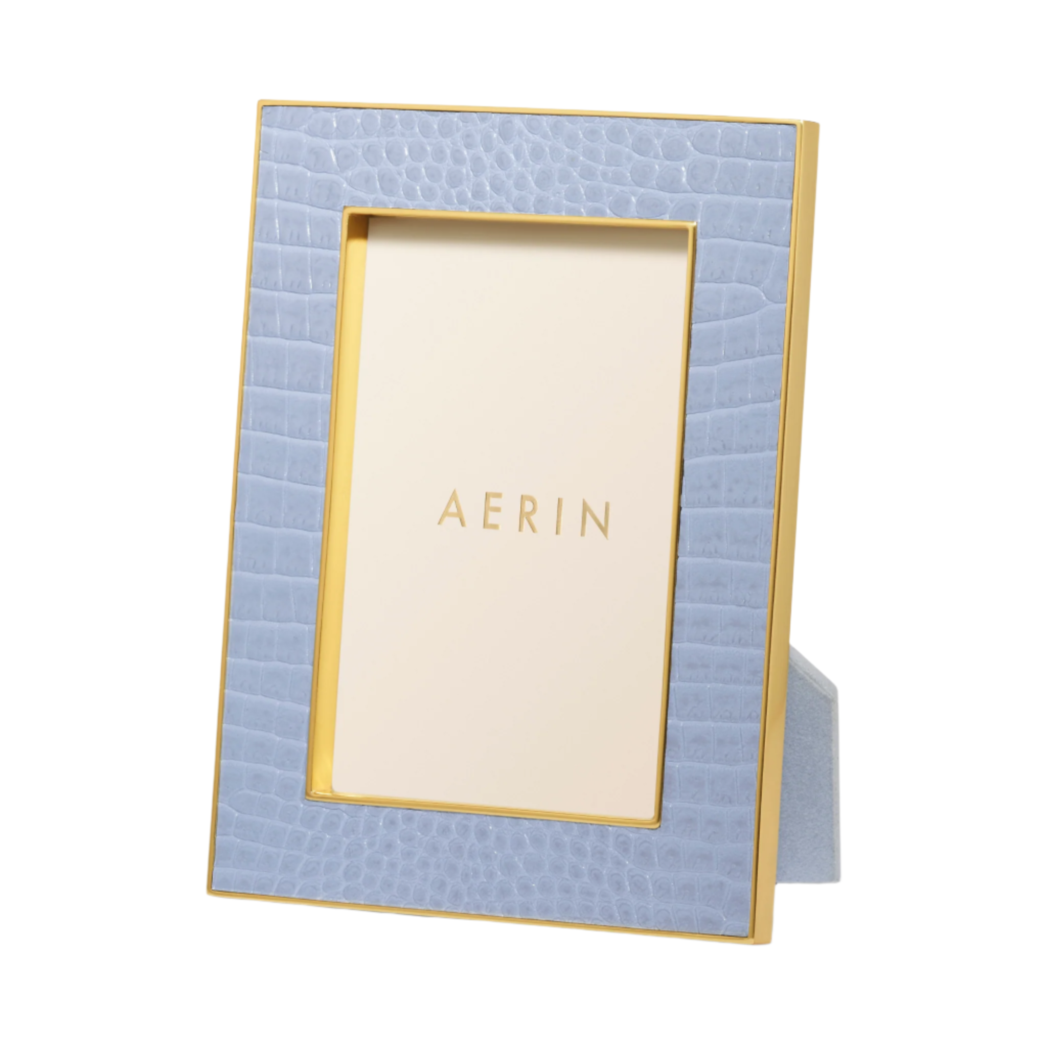 Classic Croc Leather Frame, Hydrangea Blue – The Well Appointed House