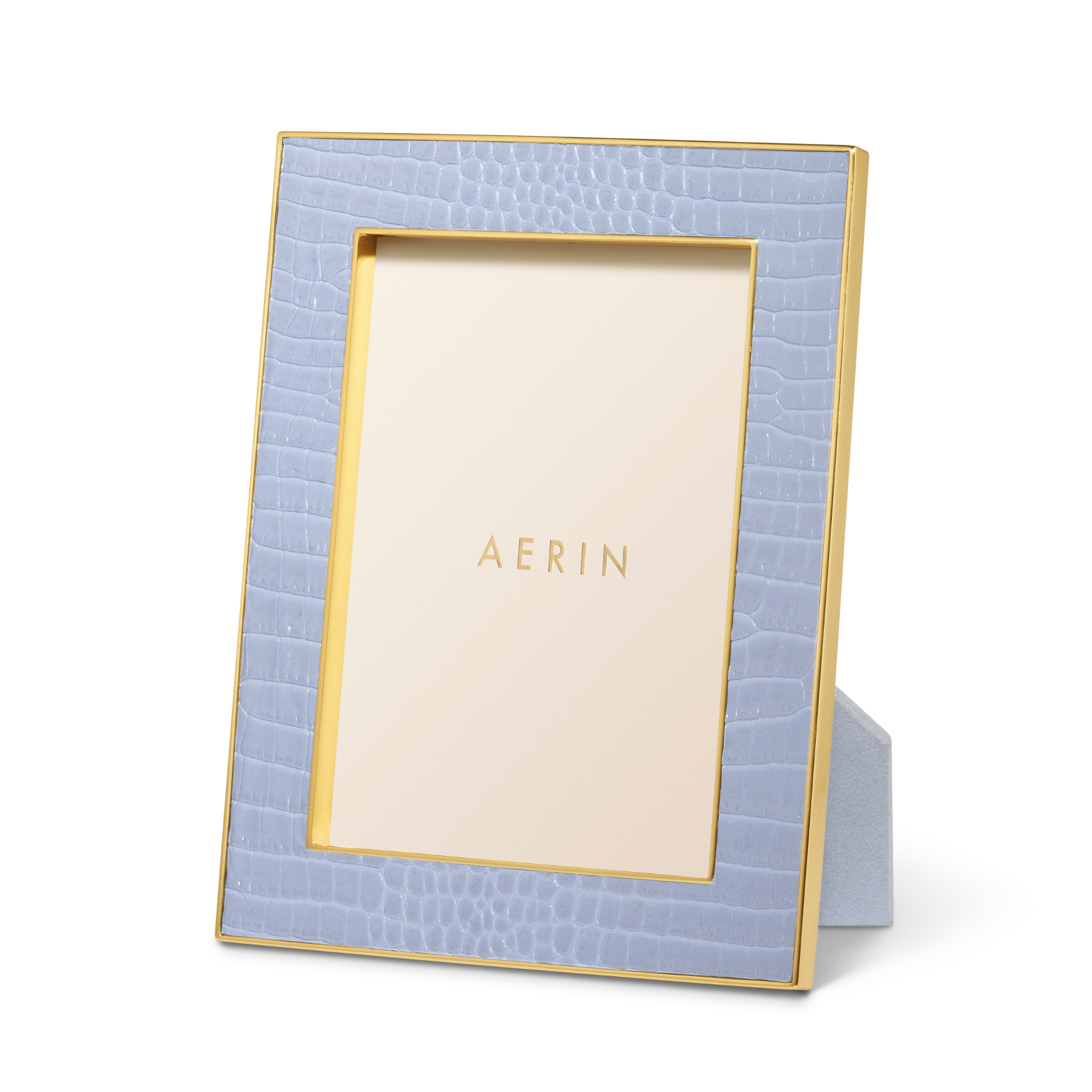 Classic Croc Leather Frame, Hydrangea Blue – The Well Appointed House