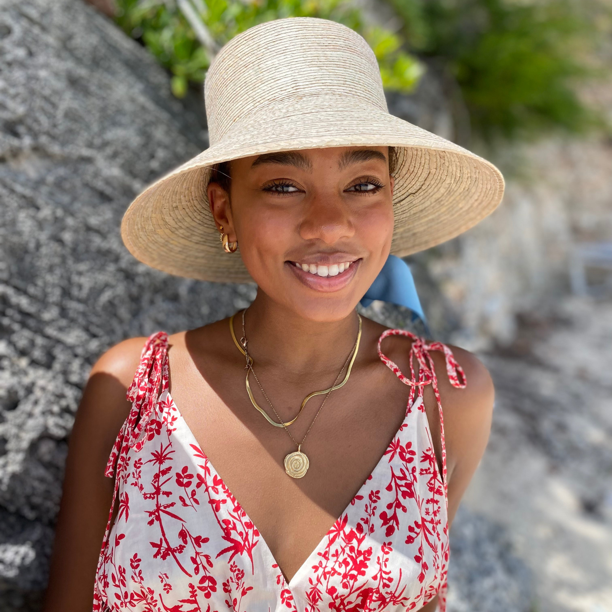Clematis Bucket Hat - Ivory Grosgrain Ribbon – The Well Appointed