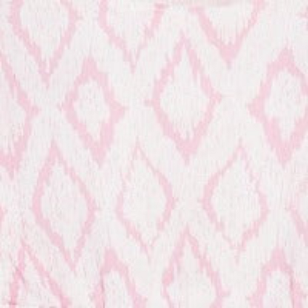 Colette Girl's Top And Short Set in Soft Pink Ikat - The Well Appointed House