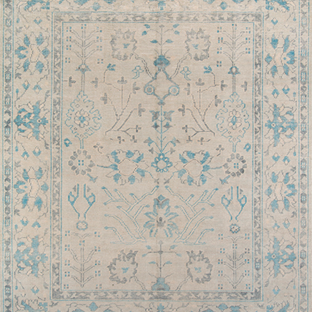 Concord Hand Knotted Rugs in Ivory - The Well Appointed House