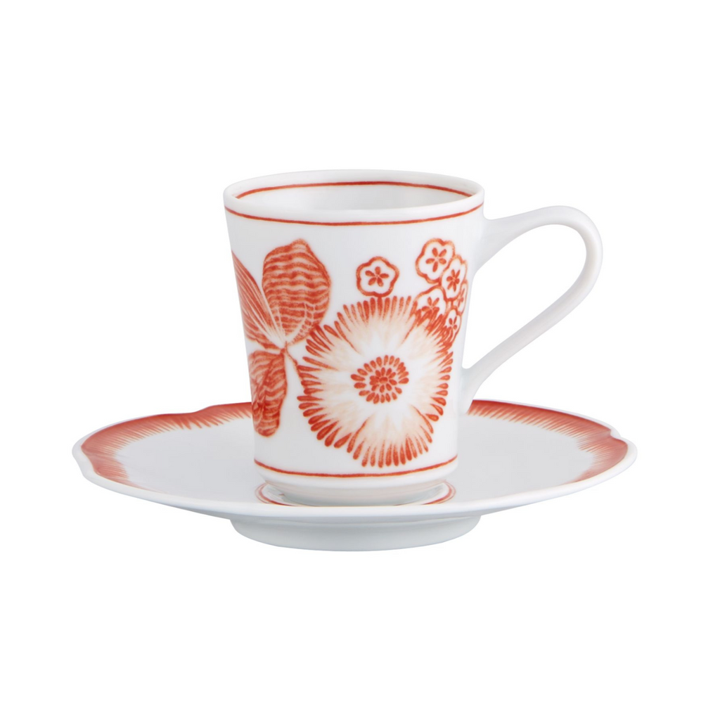 Coralina Coffee Cup and Saucer - The Well Appointed House