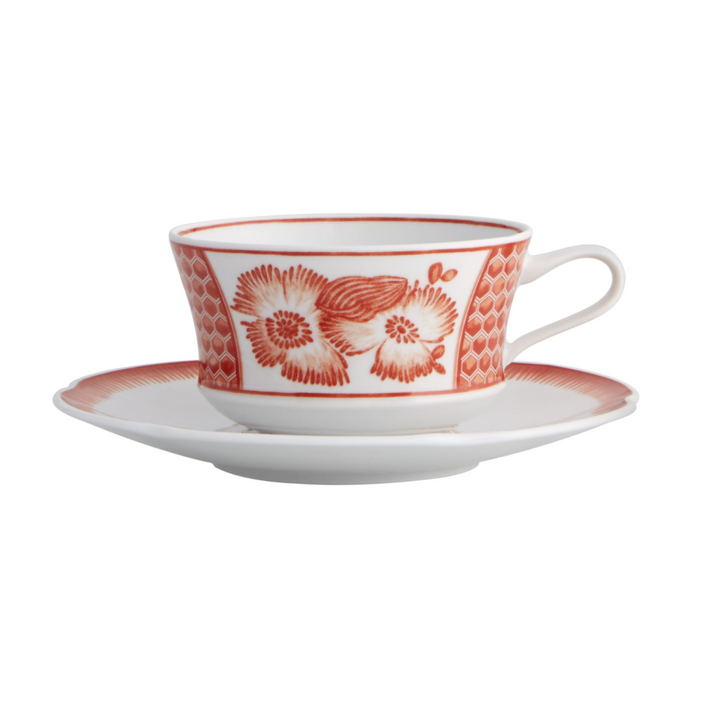 Coralina Tea Cup and Saucer - The Well Appointed House