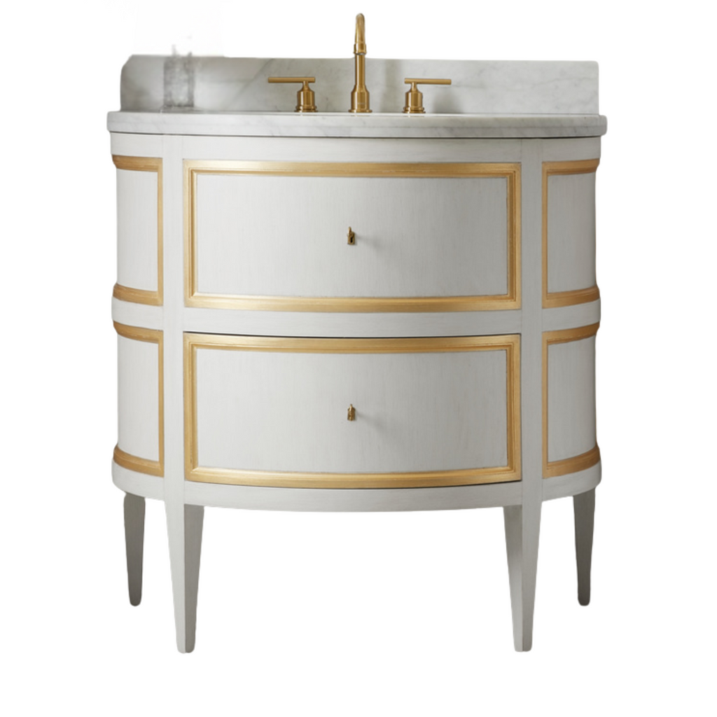 Modern History Covington Half Round Vanity - The Well Appointed House