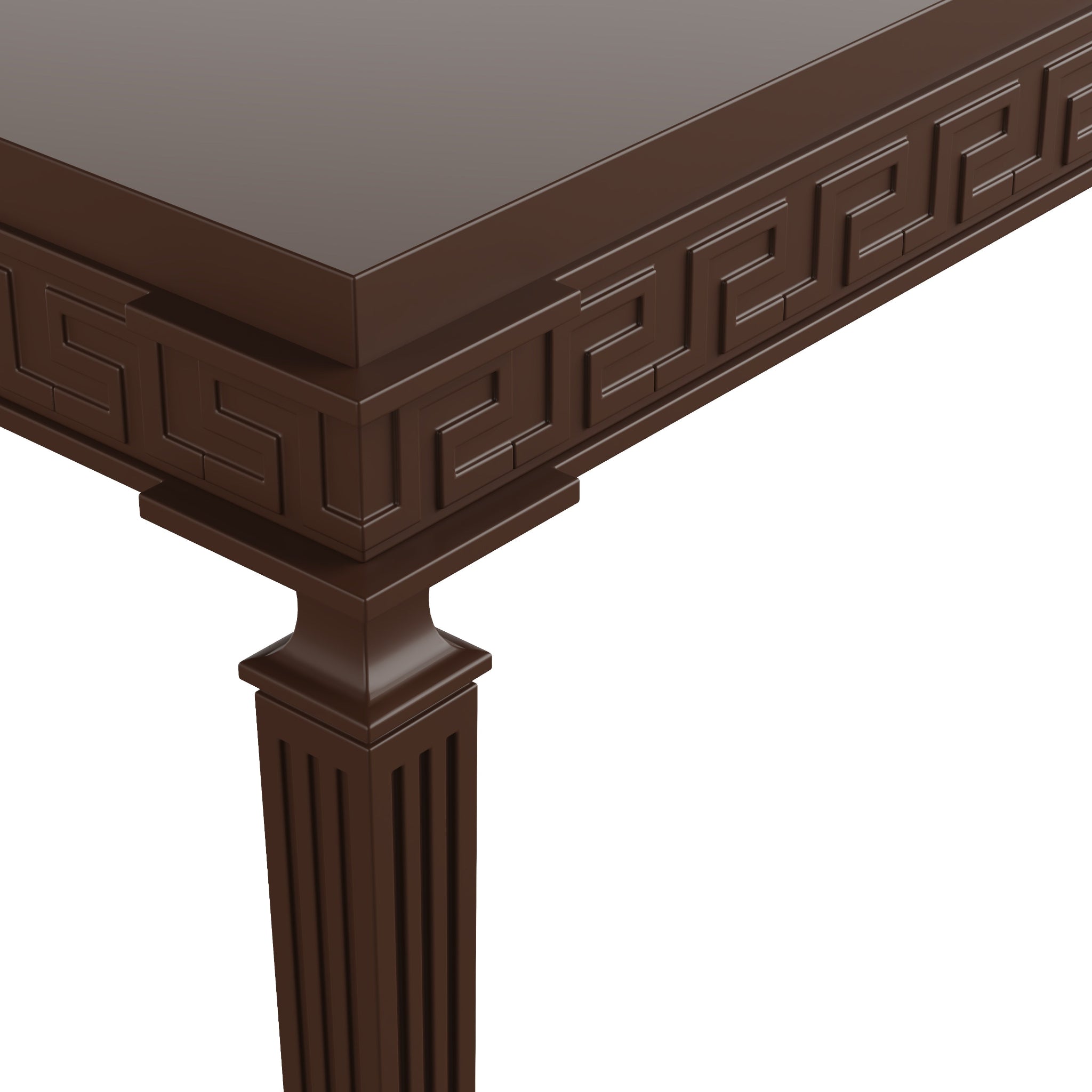 Custom Painted Square Game-Dining Table with Greek Key Details – The ...