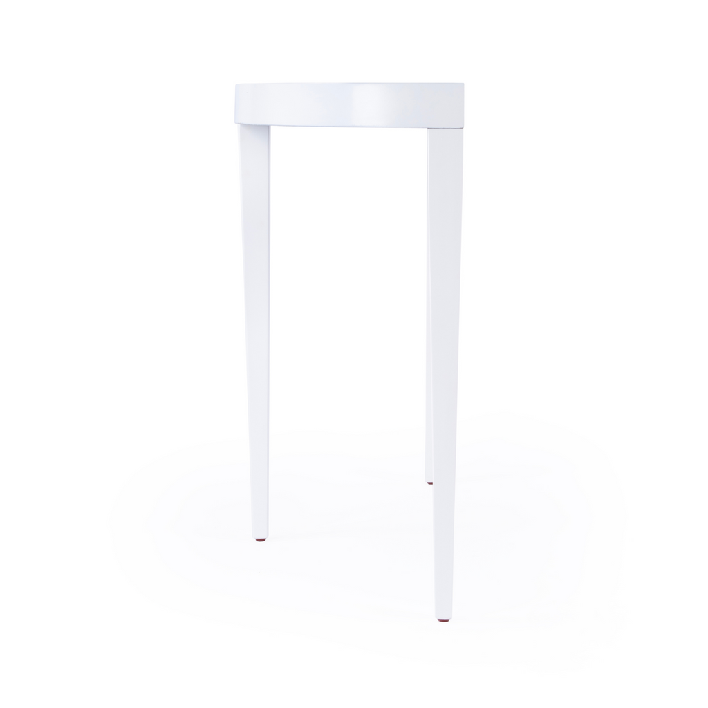 Demilune Console Table in White - The Well Appointed House