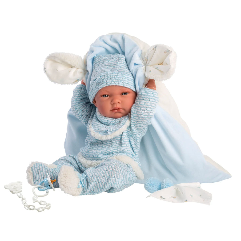Newborn Doll Donovan with Blanket-The Well Appointed House