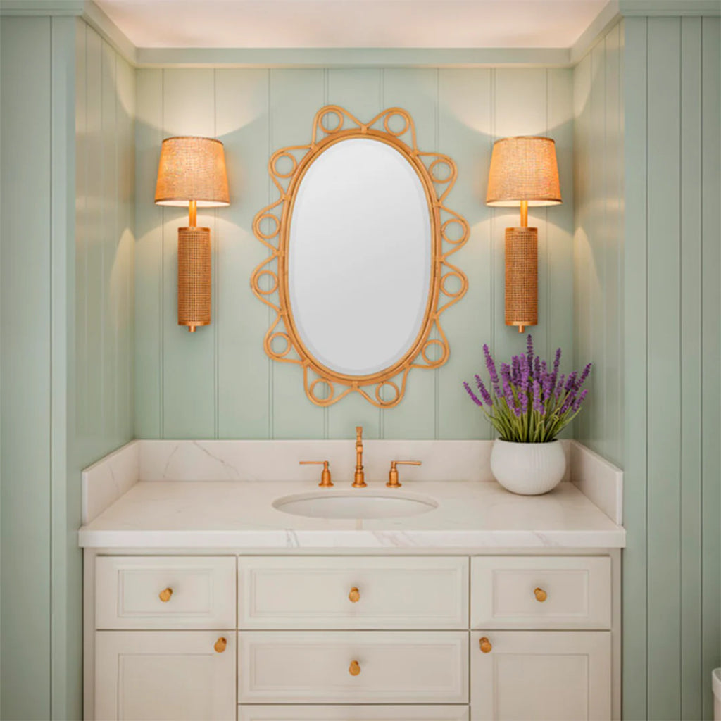 Horner Bamboo Mirror in Tortoise Shell – The Well Appointed House
