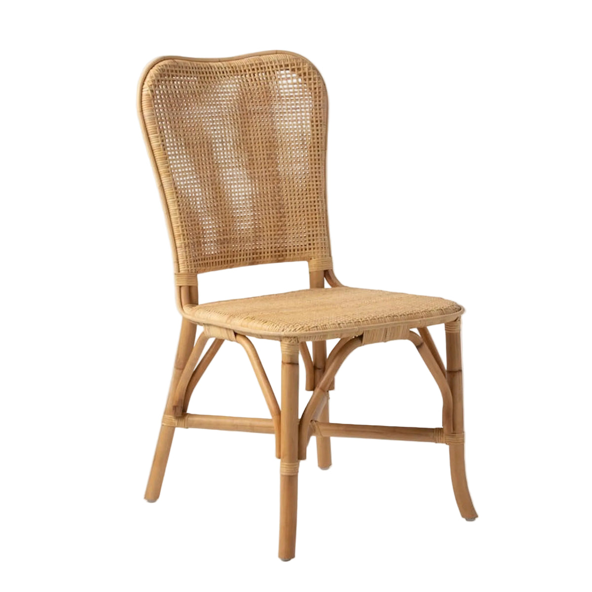 Evangeline Rattan Dining Chair – The Well Appointed House
