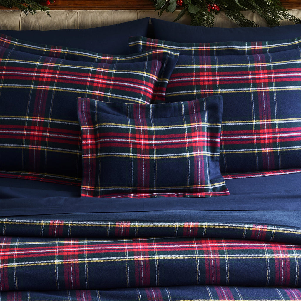 Flannel Decorative Pillow in Windsor Tartan - The Well Appointed House 
