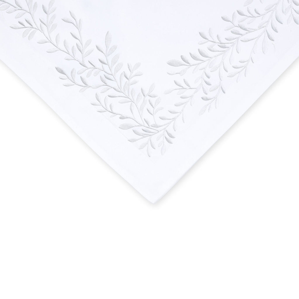 Floral Vine Embroidered Duvet Set - The Well Appointed House 