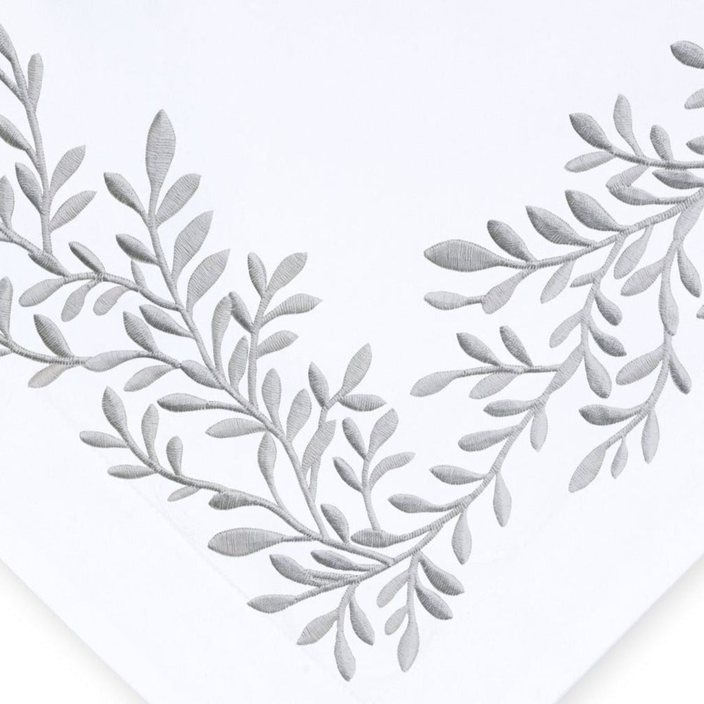 Floral Vine Embroidered Duvet Set - The Well Appointed House 