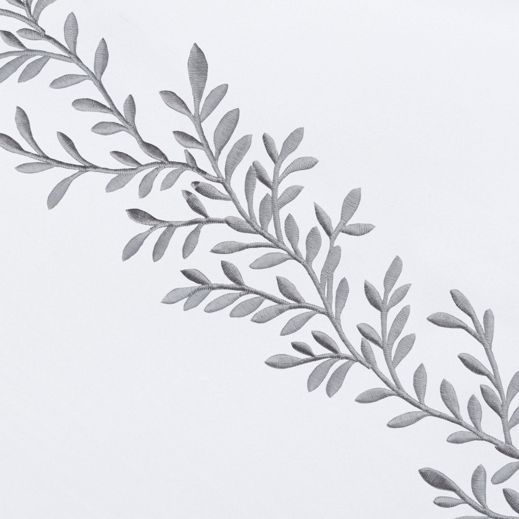 Floral Vine Embroidered Euro Sham Pairs - The Well Appointed House 