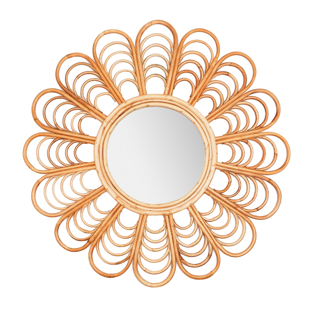 Flower Shaped Wall Mirror - The Well Appointed House