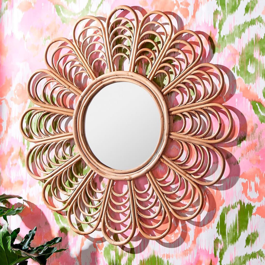 Flower Shaped Wall Mirror - The Well Appointed House