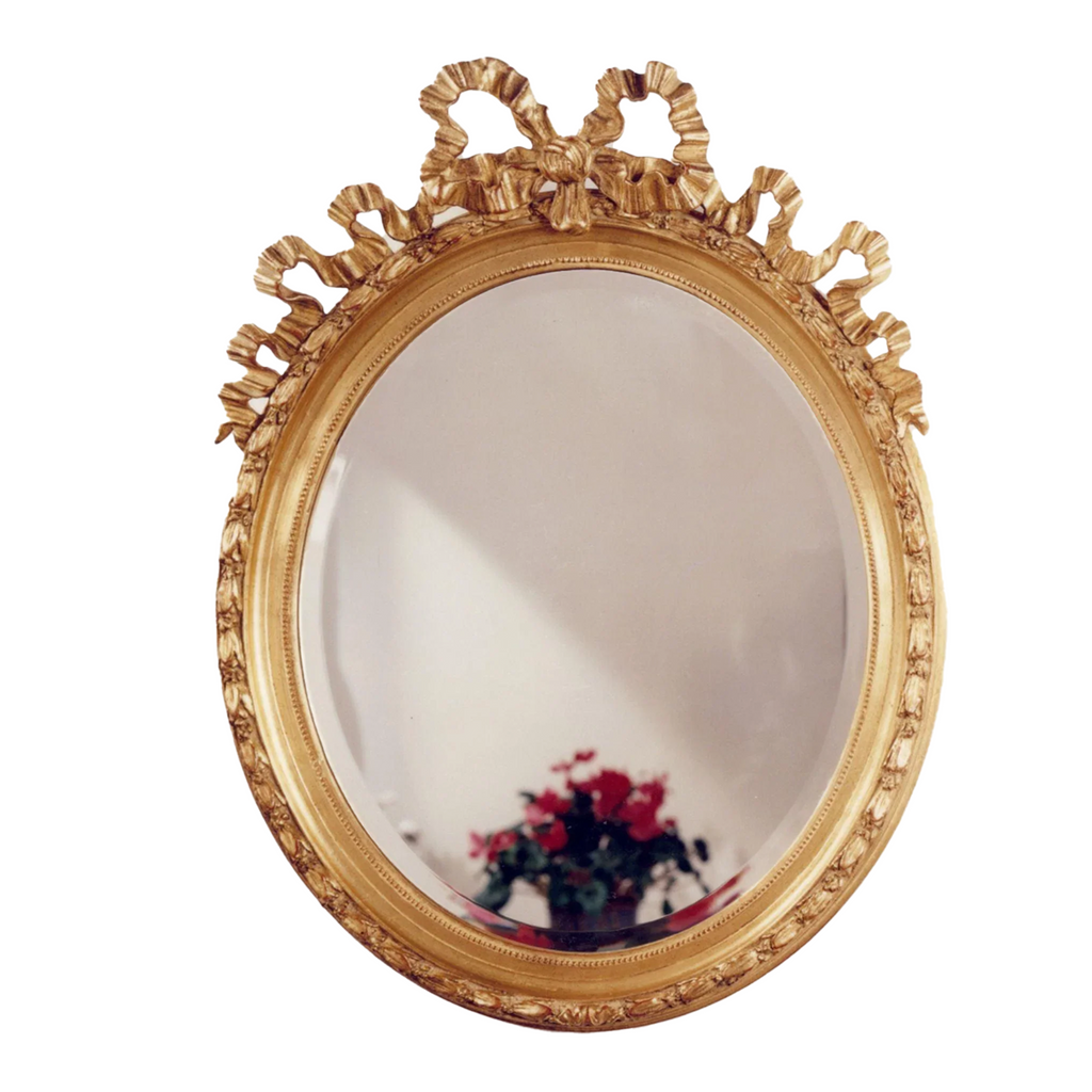 French Oval Bow Wall Mirror - Wall Mirrors - The Well Appointed House