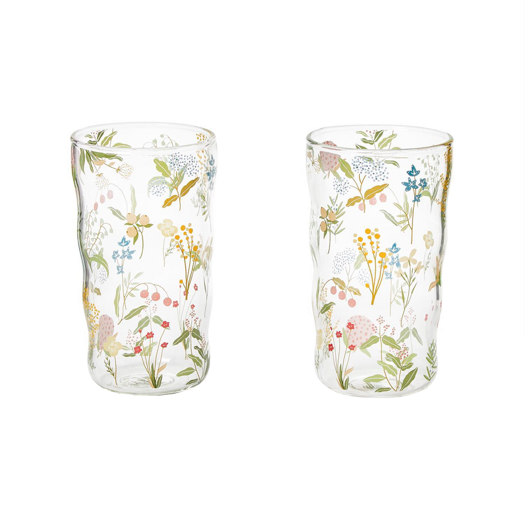 Garden Delight 18 Pc UN Tumbler Drinking Glass Unit - The Well Appointed House