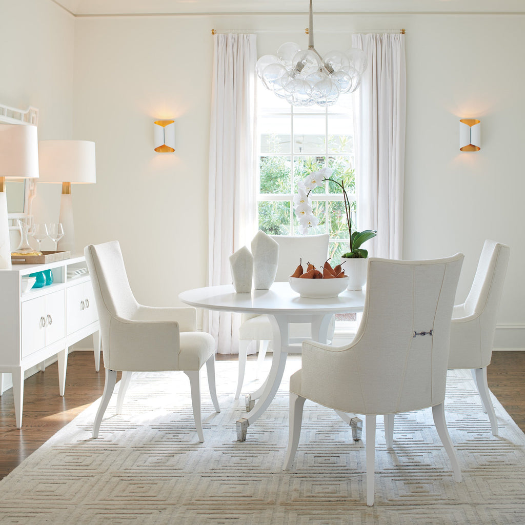 Geneva Upholstered Arm Chair - The Well Appointed House