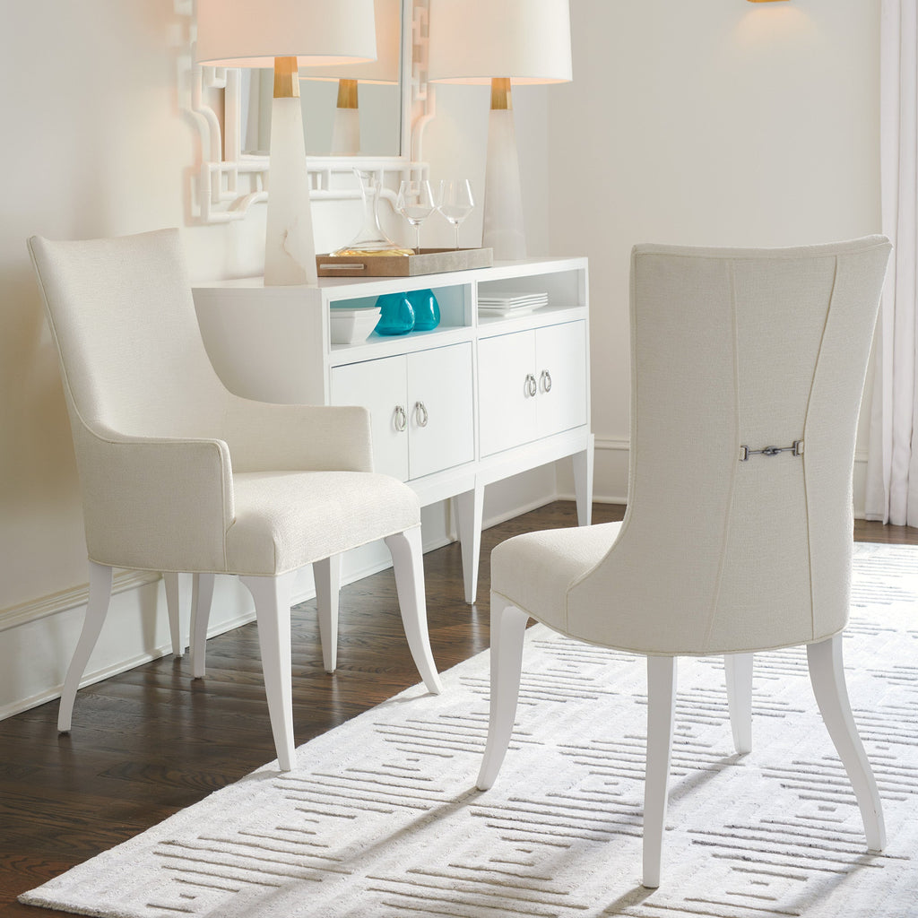 Geneva Upholstered Arm Chair - The Well Appointed House