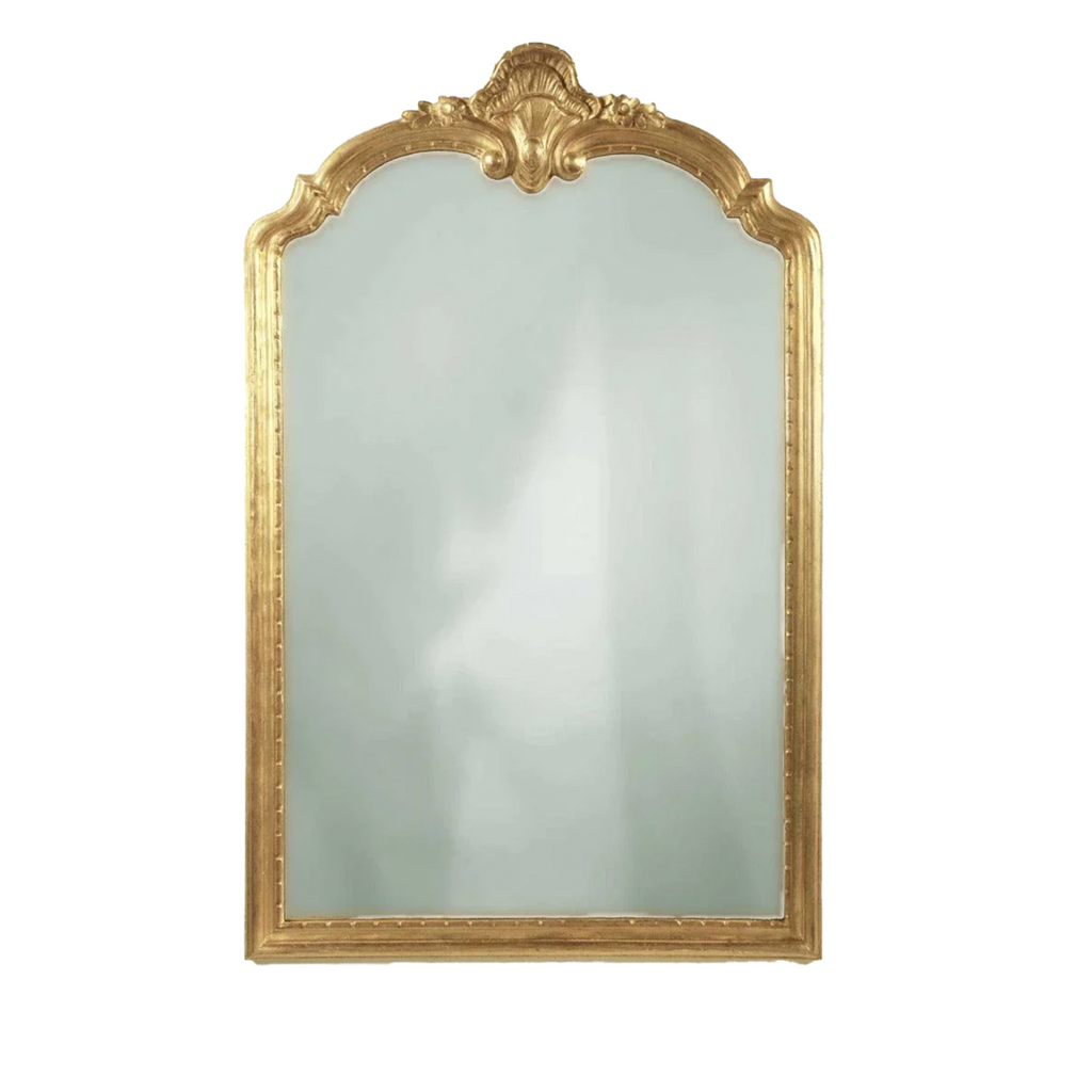 Genevieve Mirror in Antique Gold Leaf Finish - Wall Mirrors - The Well Appointed House