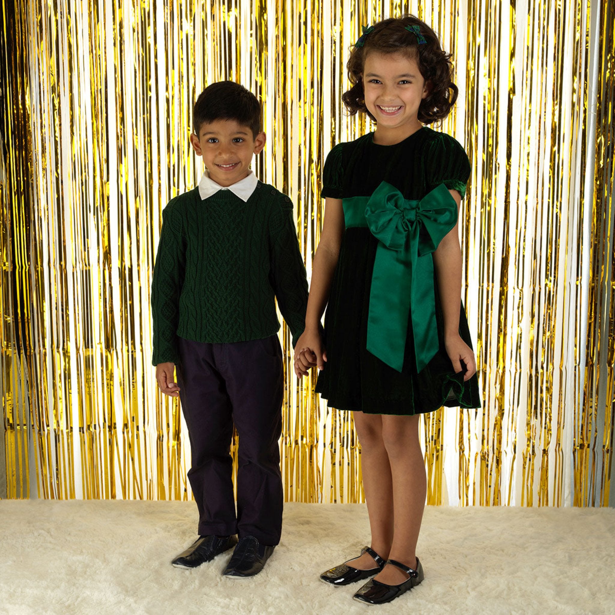 slim fit dress slacks Crushed Velvet Bow Dress 14Y