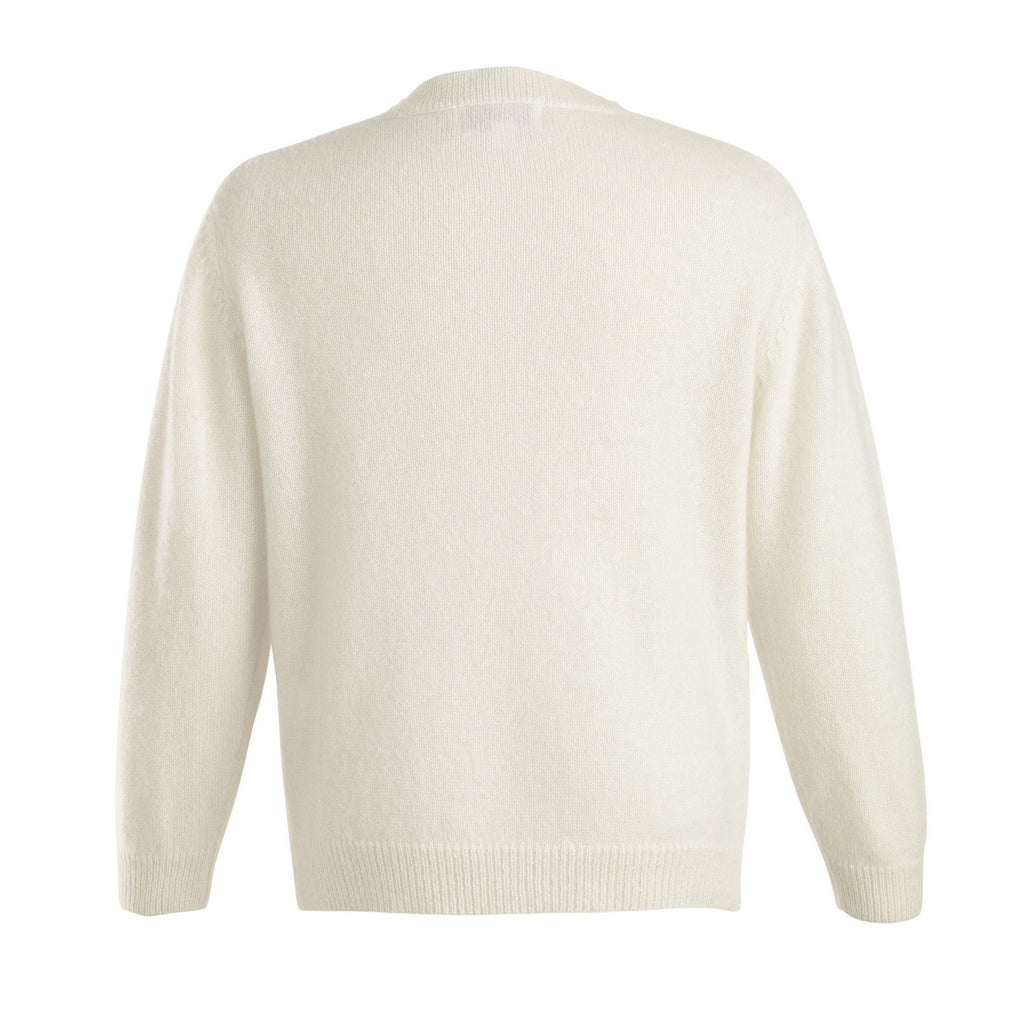 Girls Ivory Cashmere Cardigan - The Well Appointed House