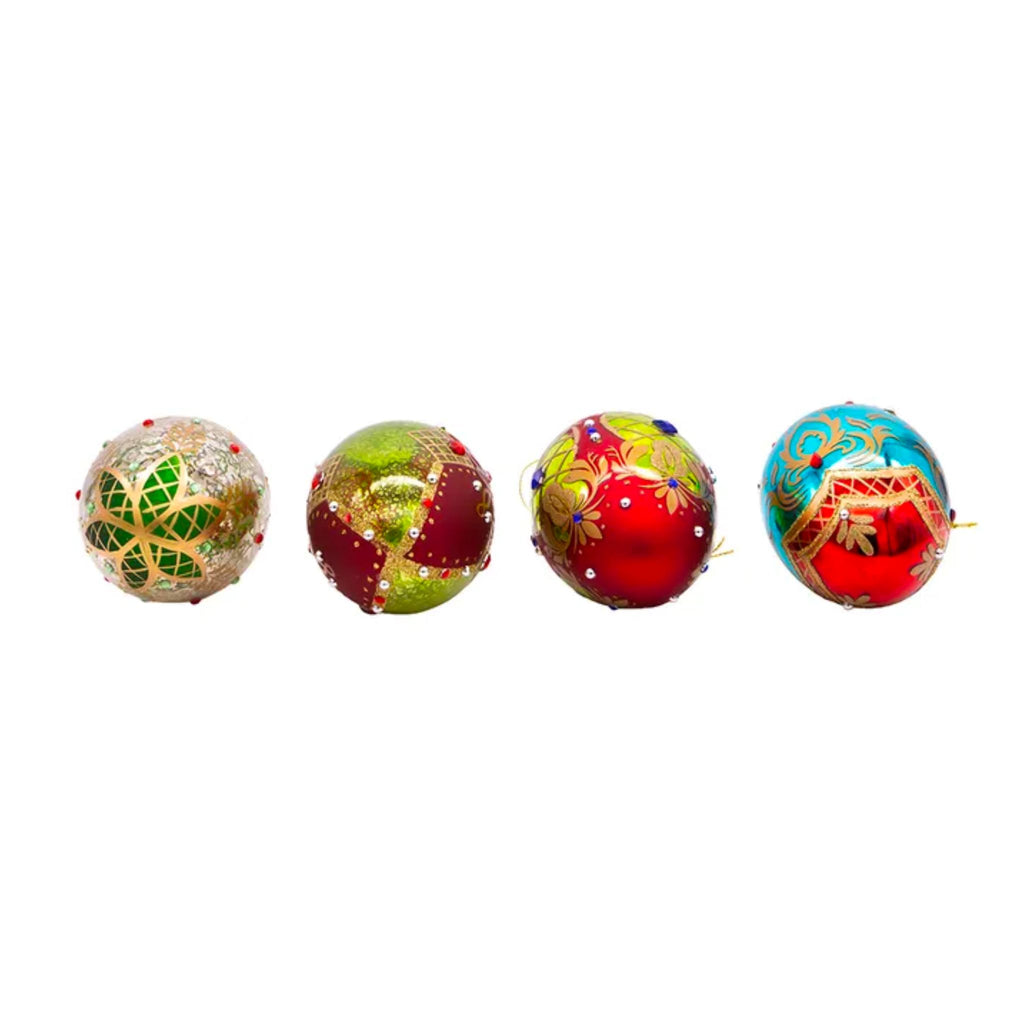 Glass Egg Ornaments, 4-Piece Box-The Well Appointed House