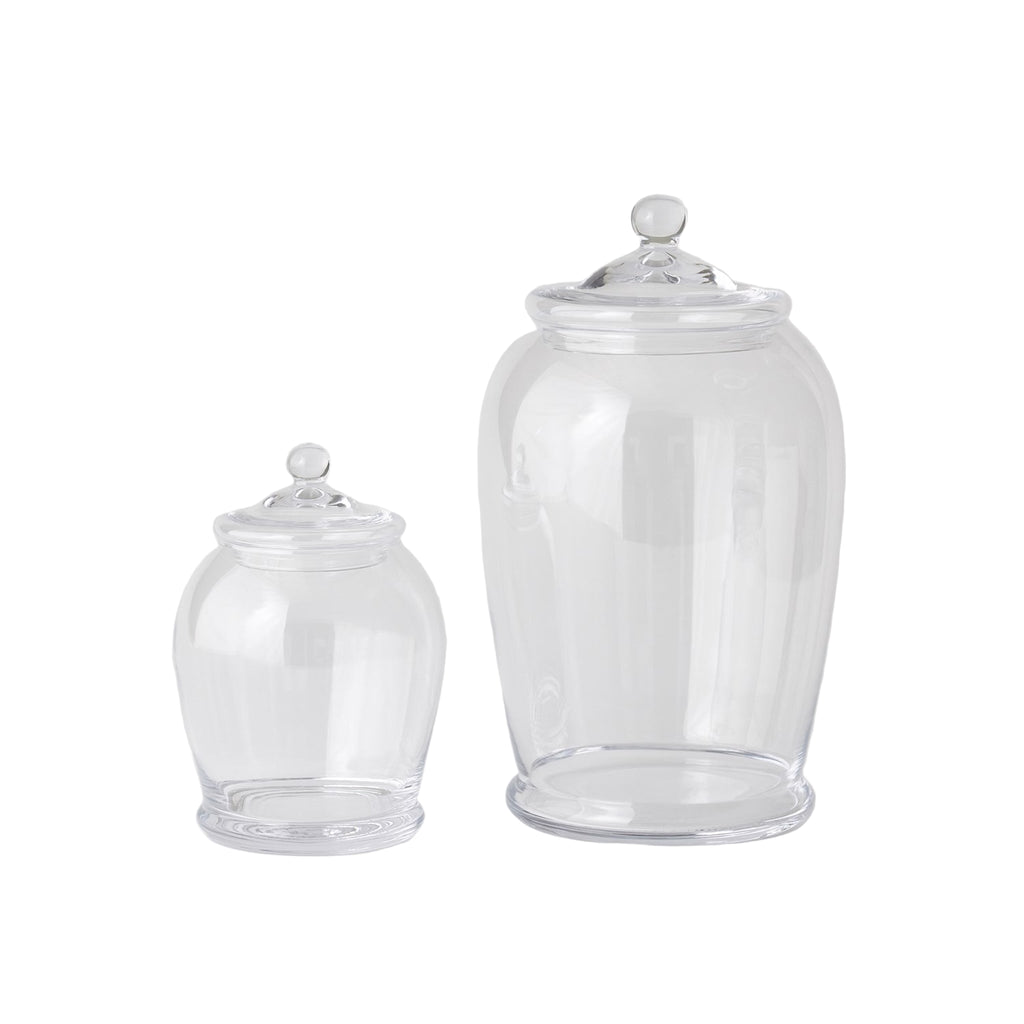 Glass Lidded Canisters - The Well Appointed House