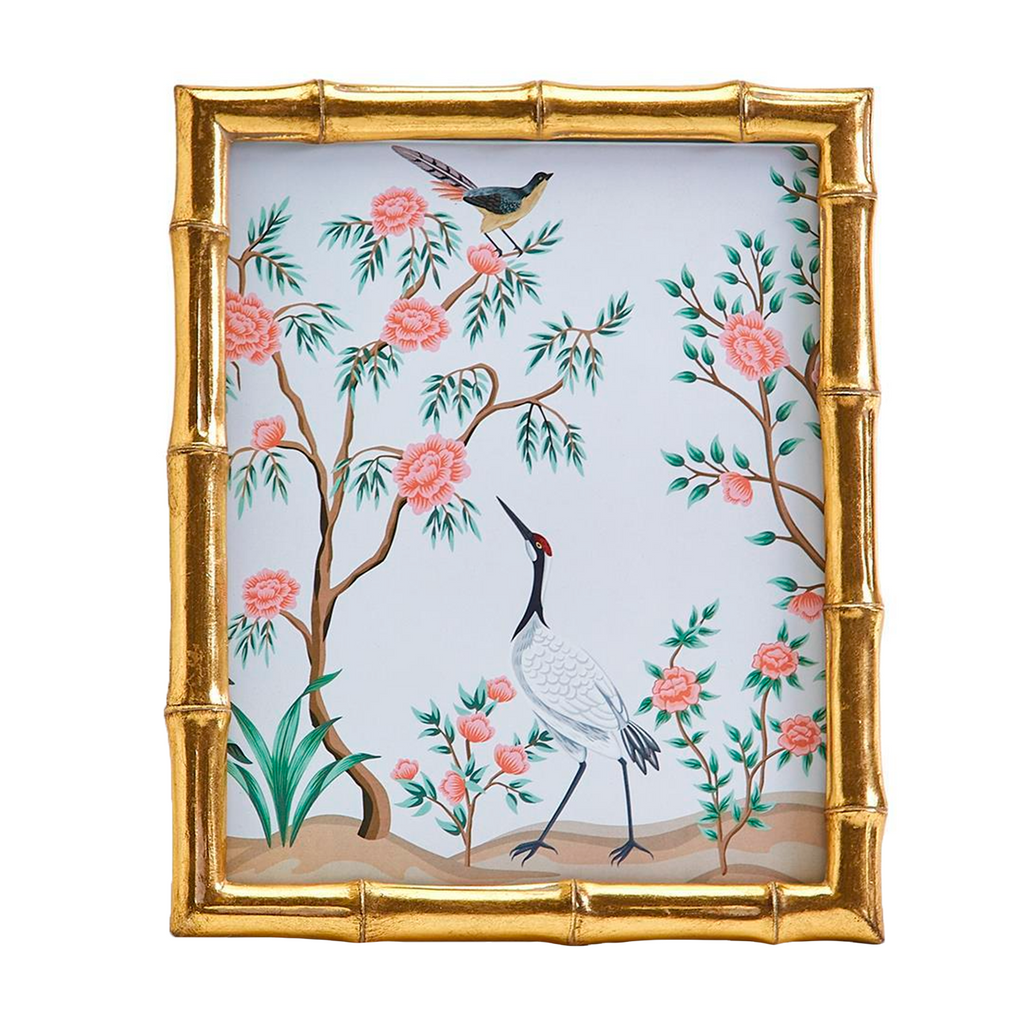 Gold Faux Bamboo 8x10 Photo Frame - The Well Appointed House