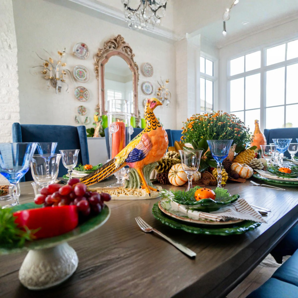 Hand Painted Ceramic Pheasant - The Well Appointed House 