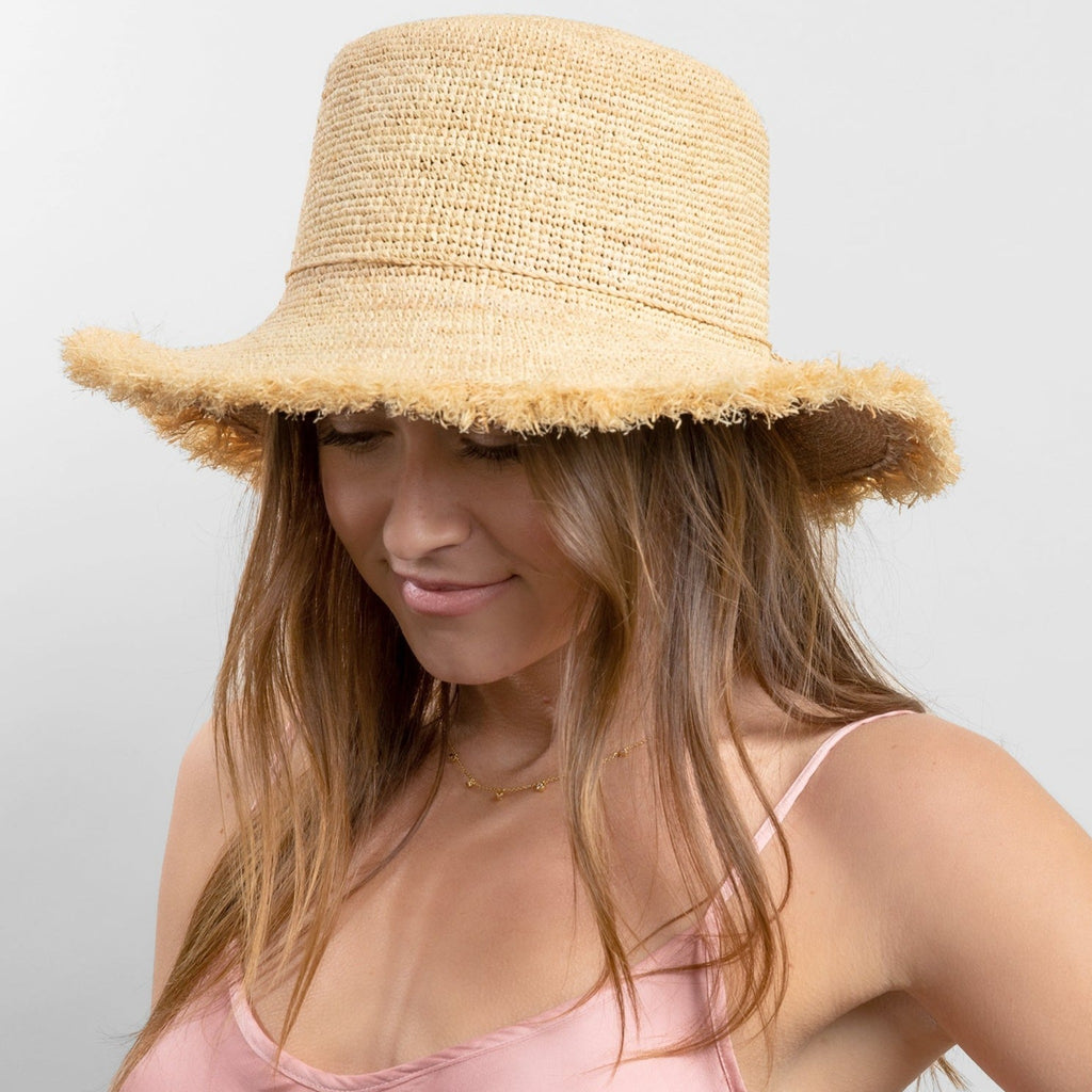 Packable Raffia Bucket Hat - The Well Appointed House