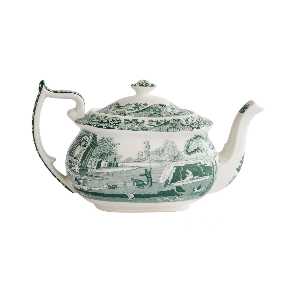 Heritage Green Italian Teapot - The Well Appointed House