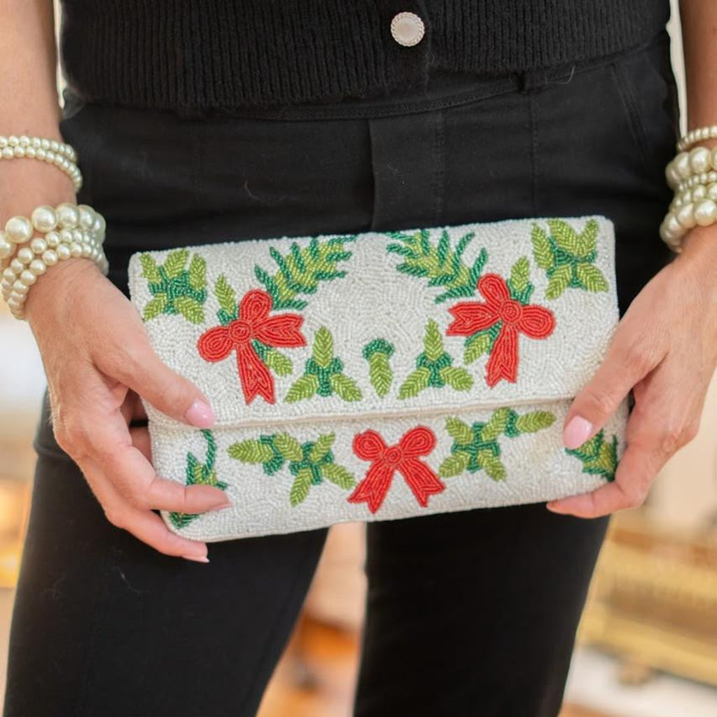 Holly Beaded Clutch - The Well Appointed House
