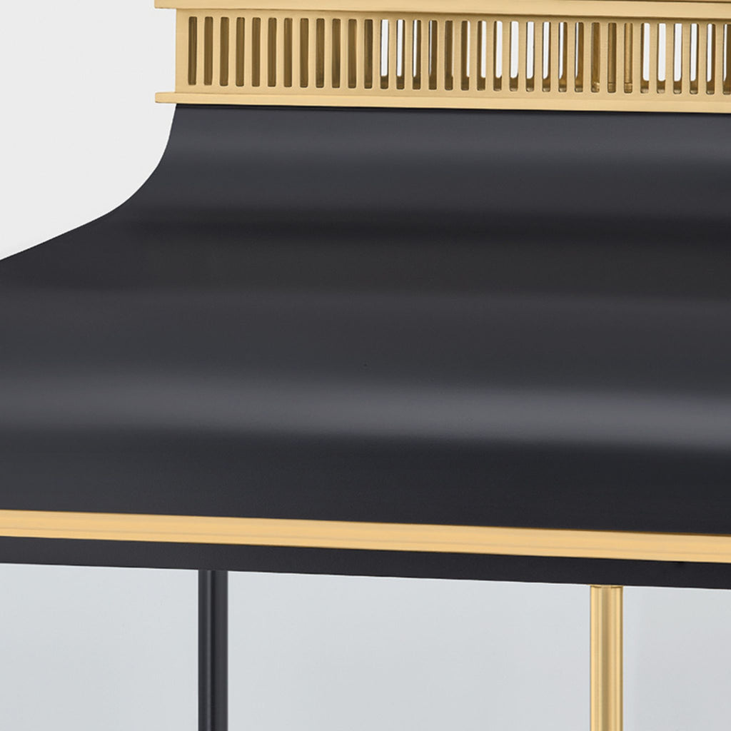 Houghton 19" Lantern Darkest Blue - The Well Appointed House