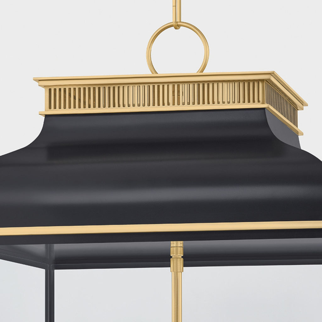 Houghton 19" Lantern Darkest Blue - The Well Appointed House