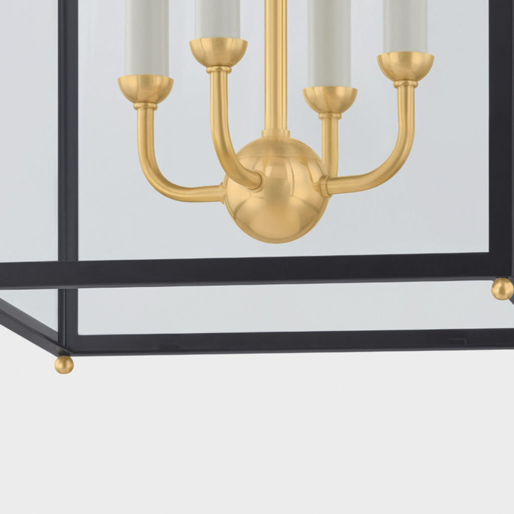 Houghton 12.75" Lantern Darkest Blue - The Well Appointed House