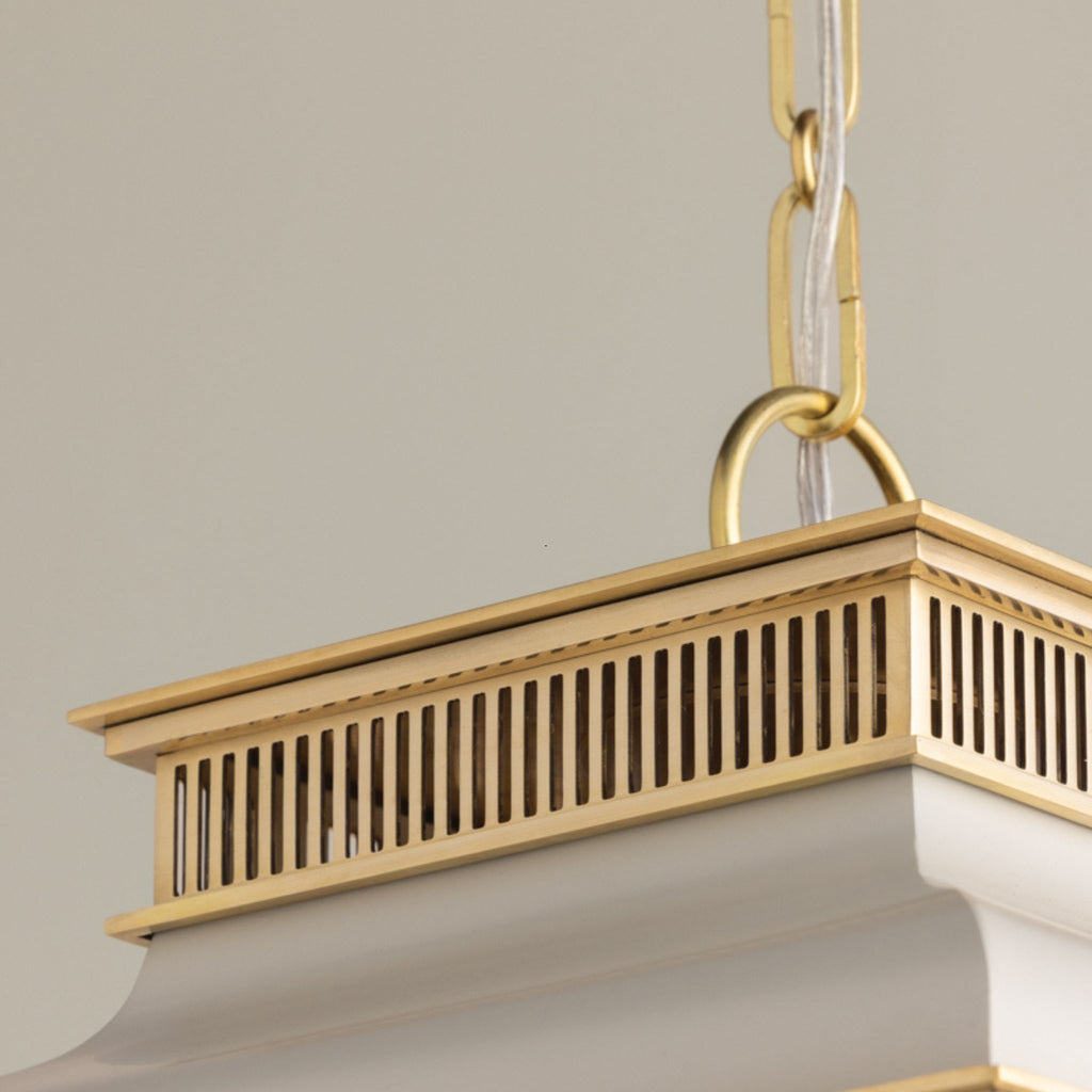 Houghton 12.75" Lantern Off White - The Well Appointed House