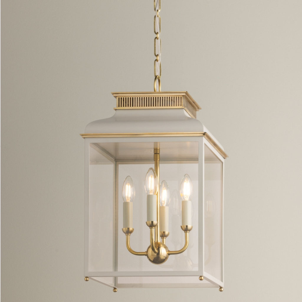 Houghton 12.75" Lantern Off White - The Well Appointed House