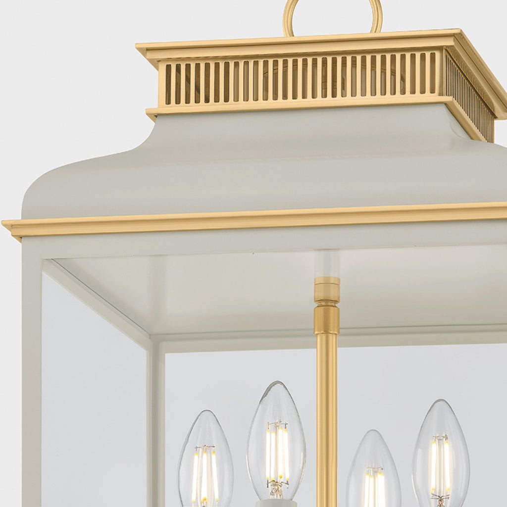 Houghton 12.75" Lantern Off White - The Well Appointed House