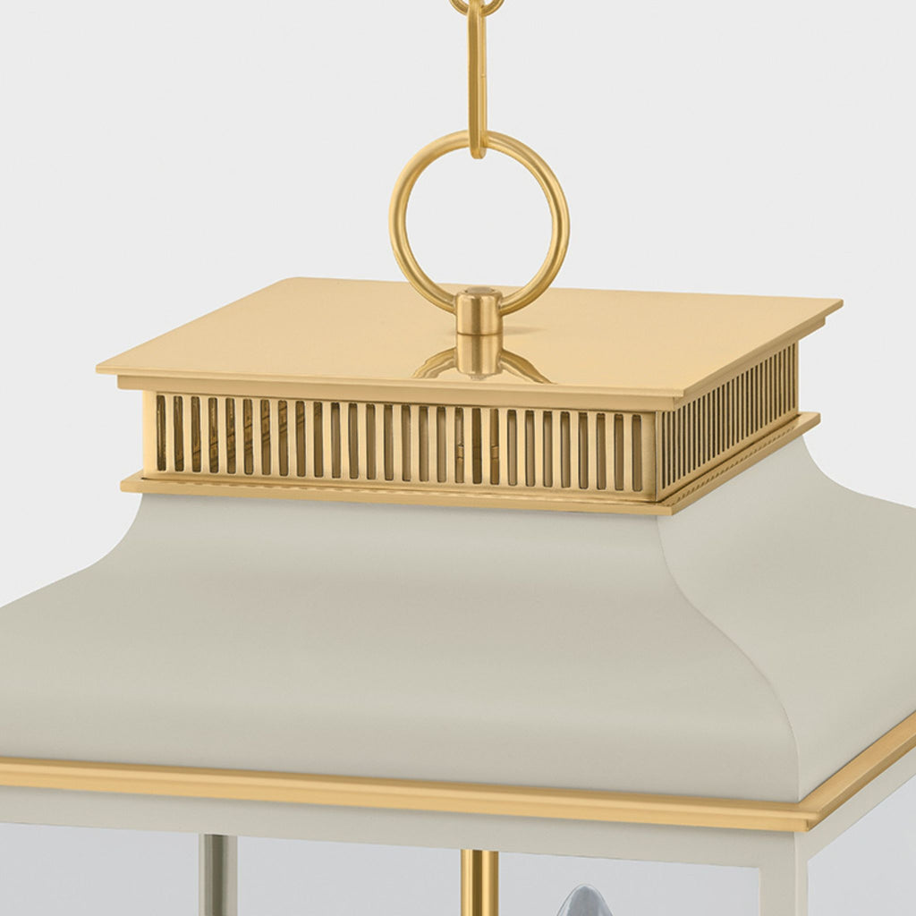 Houghton 12.75" Lantern Off White - The Well Appointed House