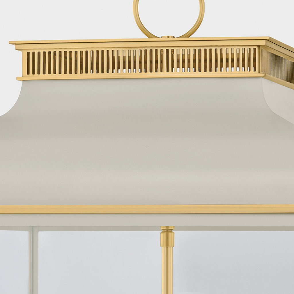 Houghton 19" Lantern Off White - The Well Appointed House