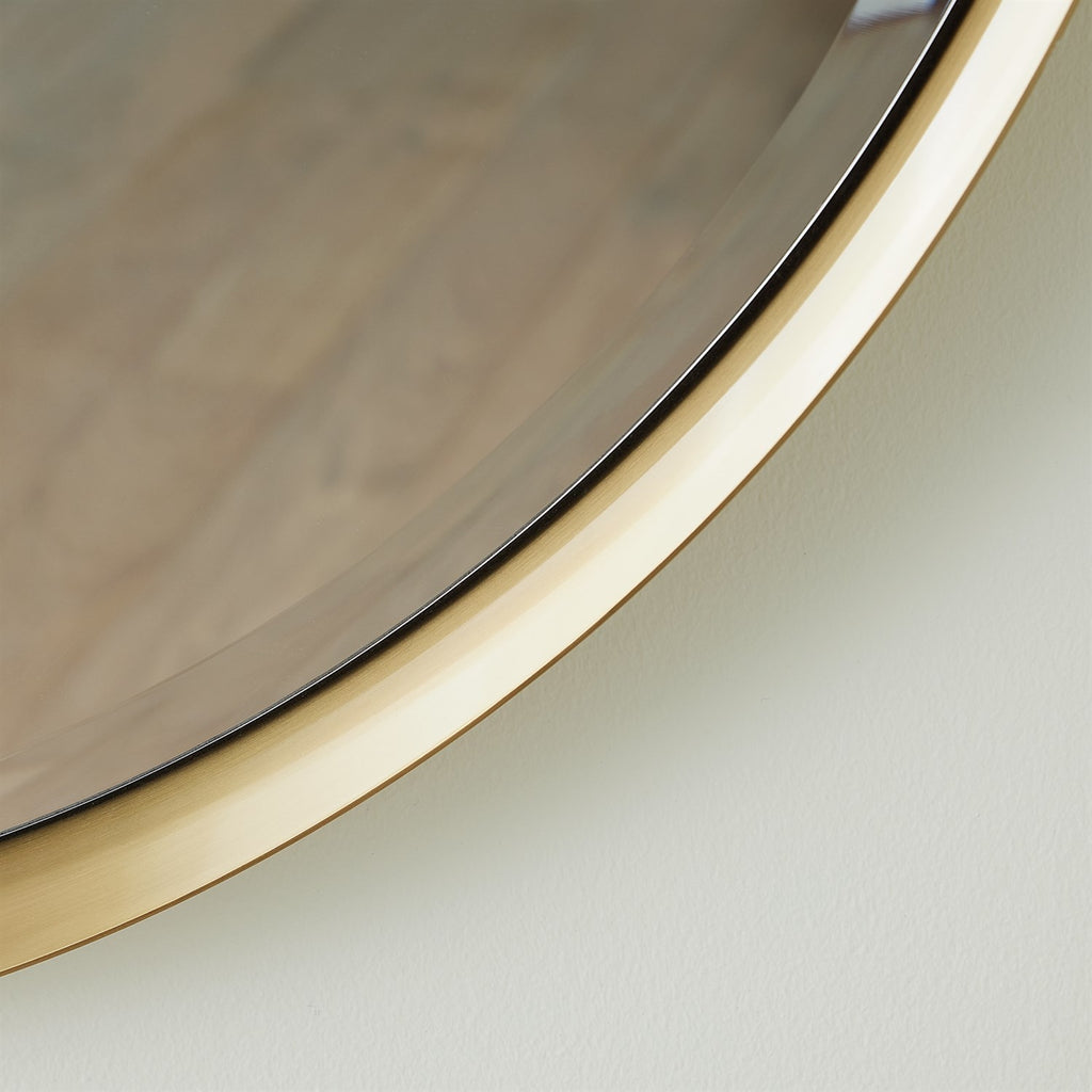 Brass Hudson Mirror in Large - The Well Appointed House