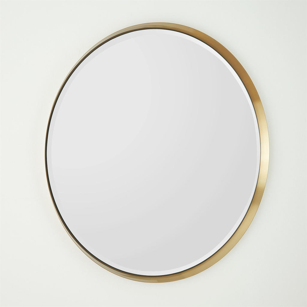 Brass Hudson Mirror in Large - The Well Appointed House