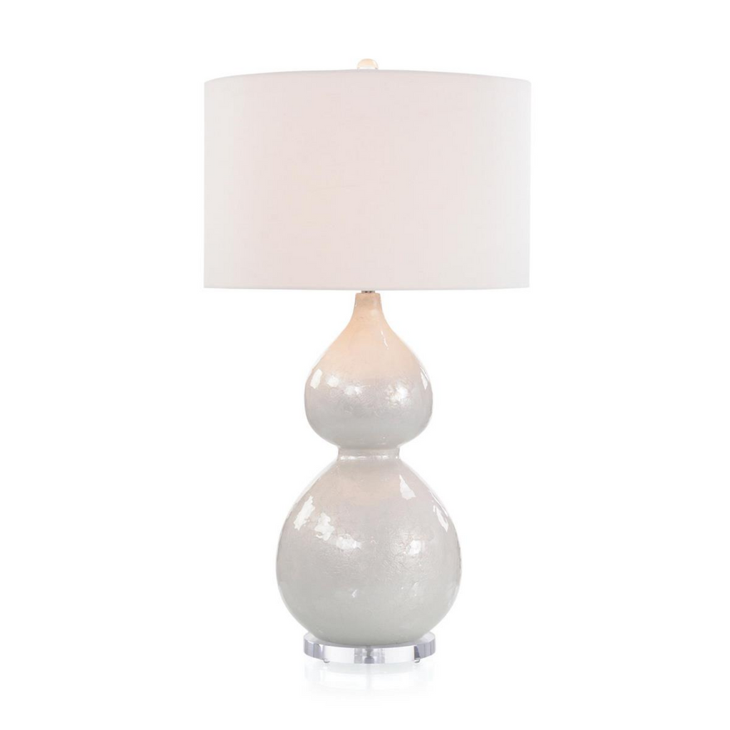 Pearlized White Table Lamp - The Well Appointed House