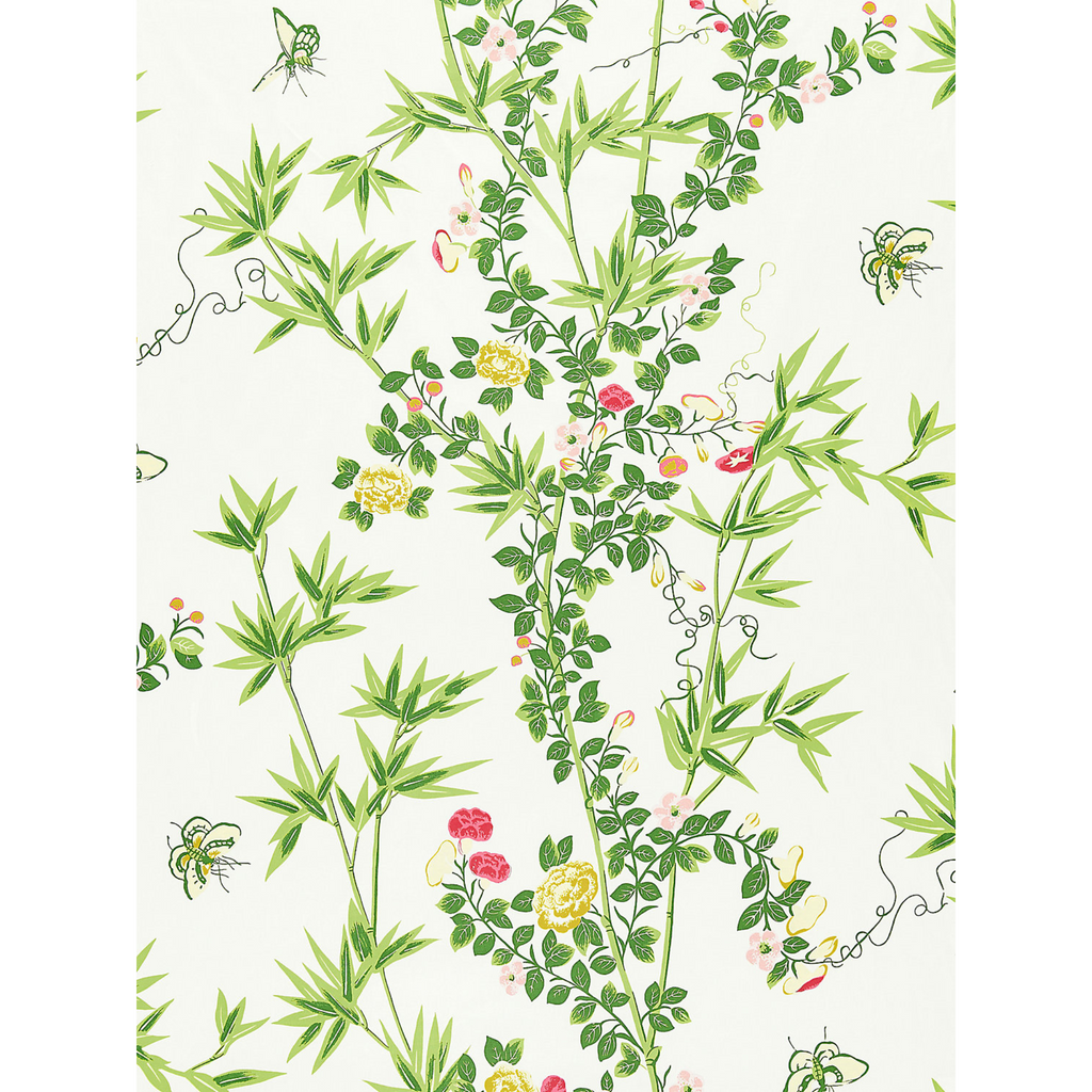 Jardin De Chine Cotton Fabric in Spring - The Well Appointed House