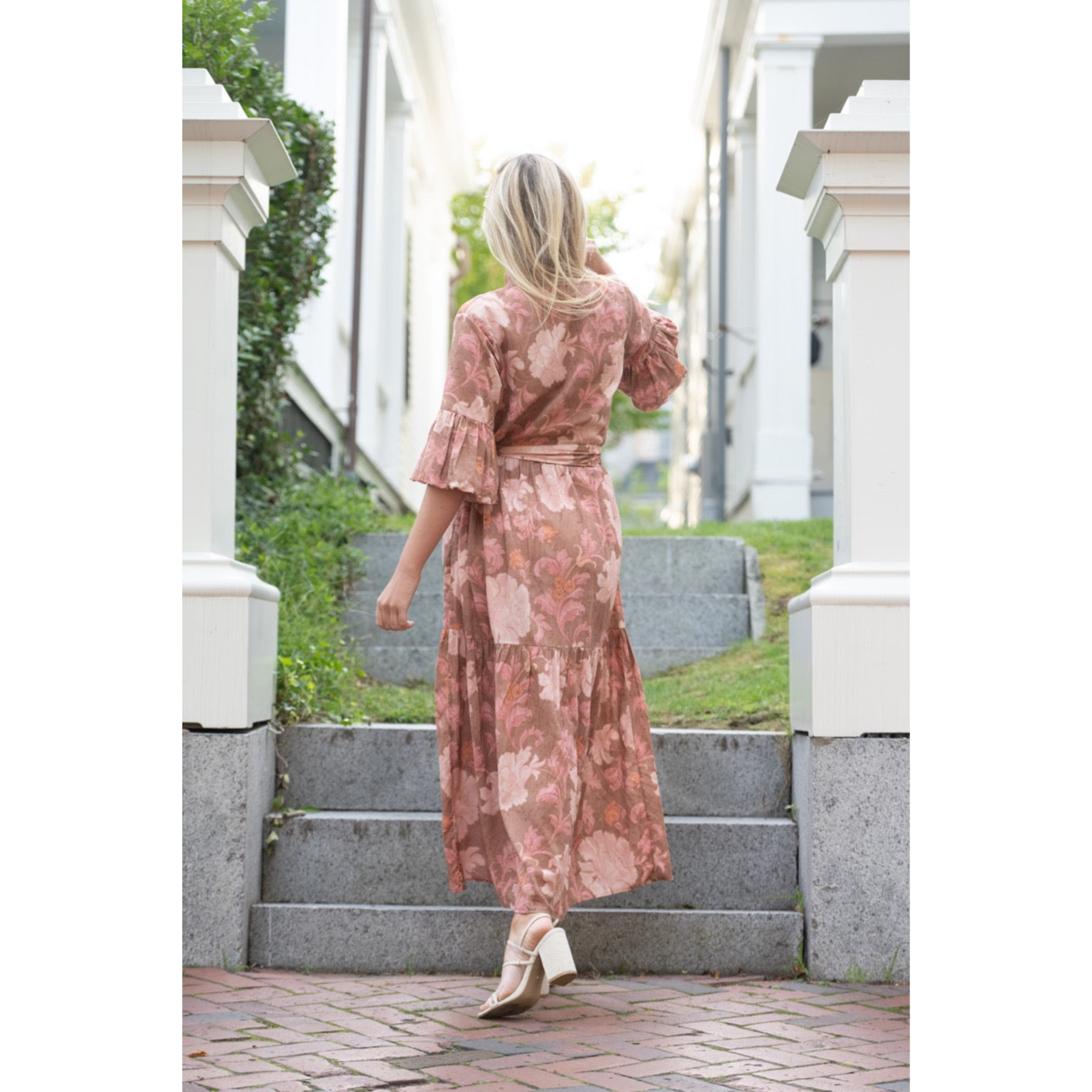 Joanna Dahlia Dress in Rose – The Well Appointed House