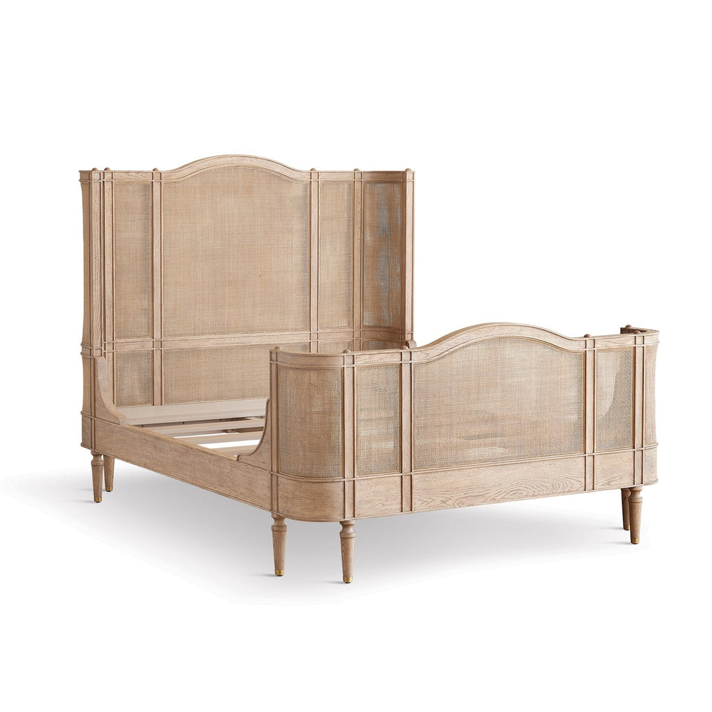 Josephine Bed in Bleached Oak - The Well Appointed House