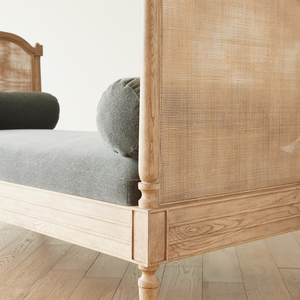 Josephine Daybed in Bleached Oak - The Well Appointed House